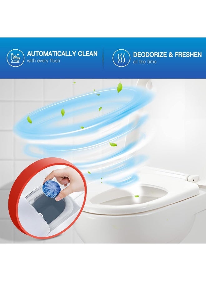 Vacplus Automatic Toilet Bowl Cleaner Tablets, Bathroom Toilet Tank Cleaner (12 PACK), VA-T165 - Image 2